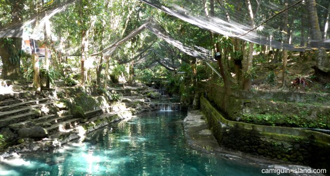 Die ardent Hots Springs auf Camiguin Island, Philippinen