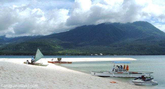 Blick von White ISland zurück nach Camiguin